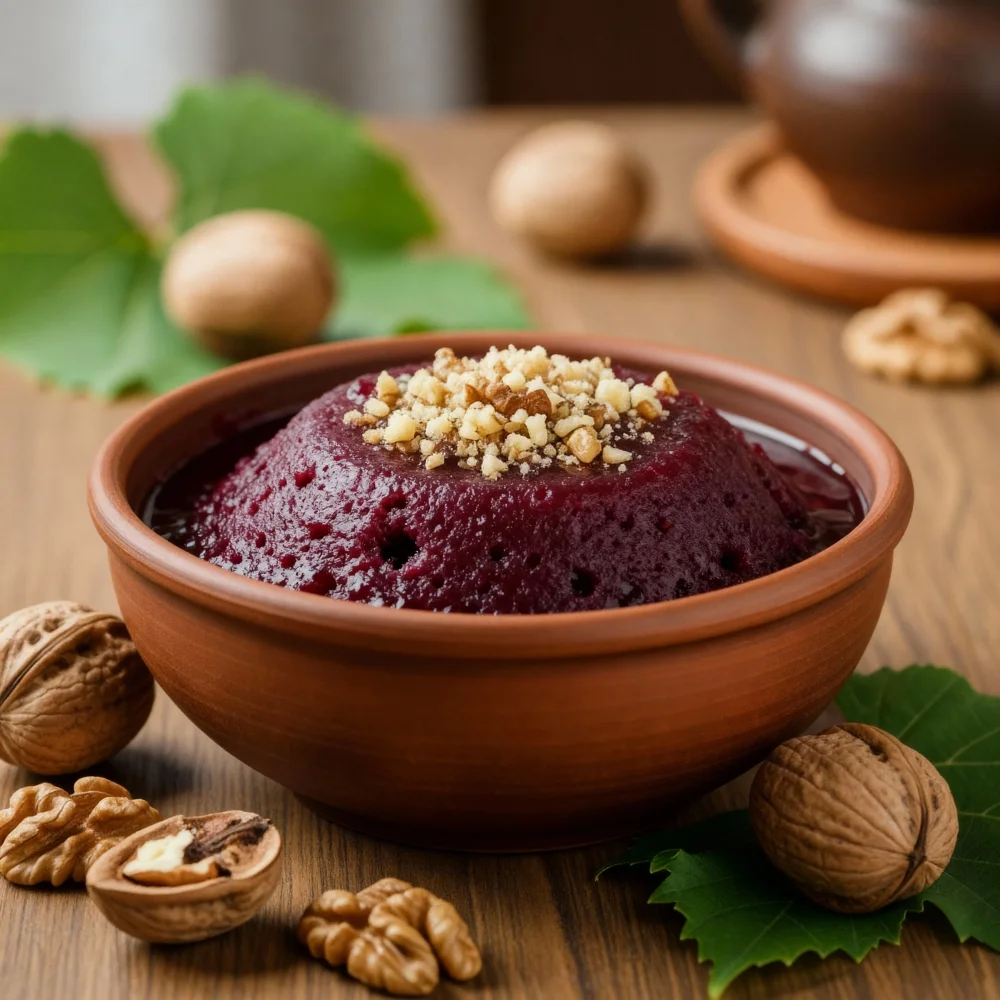 Pelamushi – Traditional Georgian Grape Pudding